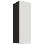 Kuchynská skrinka Aria-WH/BL anti fingerprint 30G-90 1F