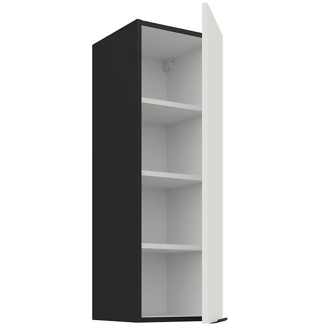 Kuchynská skrinka Aria-WH/BL anti fingerprint 30G-90 1F