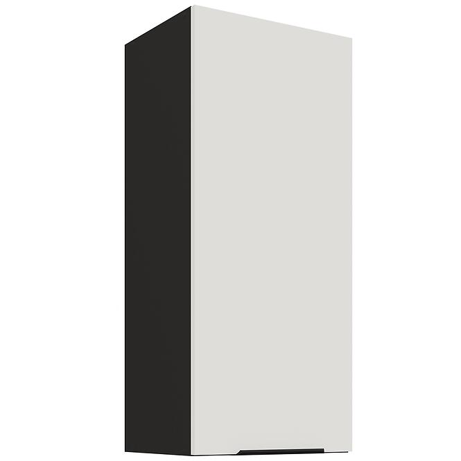 Kuchynská skrinka Aria-WH/BL anti fingerprint 40G-90 1F