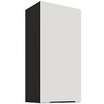 Kuchynská skrinka Aria-WH/BL anti fingerprint 45G-90 1F