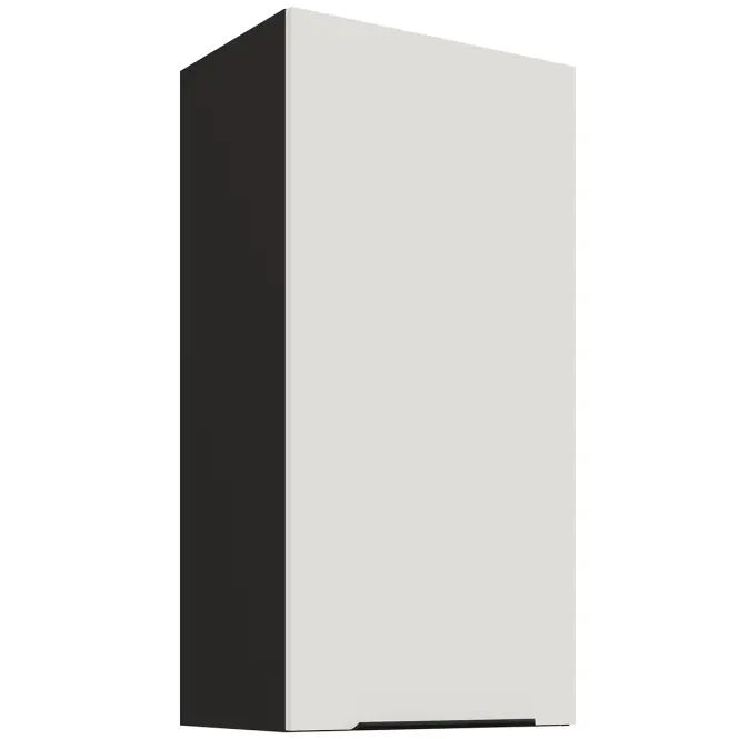 Kuchynská skrinka Aria-WH/BL anti fingerprint 45G-90 1F