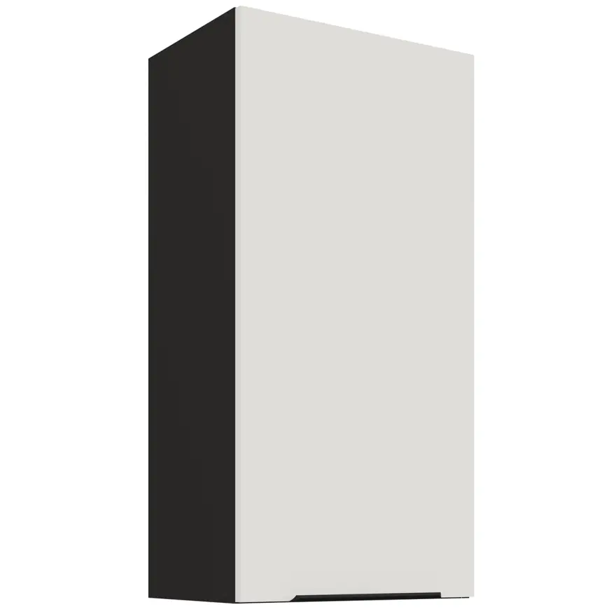 Kuchynská skrinka Aria-WH/BL anti fingerprint 45G-90 1F