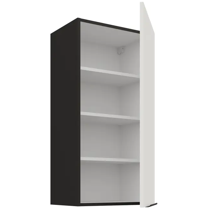 Kuchynská skrinka Aria-WH/BL anti fingerprint 45G-90 1F