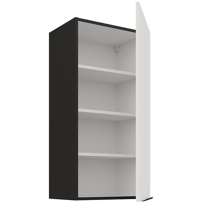 Kuchynská skrinka Aria-WH/BL anti fingerprint 45G-90 1F
