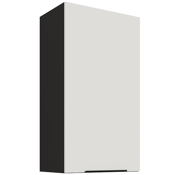 Kuchynská skrinka Aria-WH/BL anti fingerprint 50G-90 1F