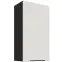 Kuchynská skrinka Aria-WH/BL anti fingerprint 50G-90 1F