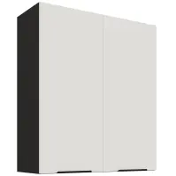 Kuchynská skrinka Aria-WH/BL anti fingerprint 80G-90 2F