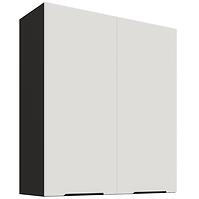 Kuchynská skrinka Aria-WH/BL anti fingerprint 80G-90 2F