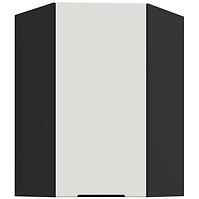 Kuchynská skrinka Aria-WH/BL anti fingerprint 60X60 GN-90 1F (45°)