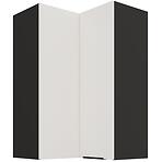 Kuchynská skrinka Aria-WH/BL anti fingerprint 60X60 GN-90 2F (90°)