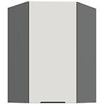 Kuchynská skrinka Aria-WH/ANT anti fingerprint 60X60 GN-90 1F (45°)