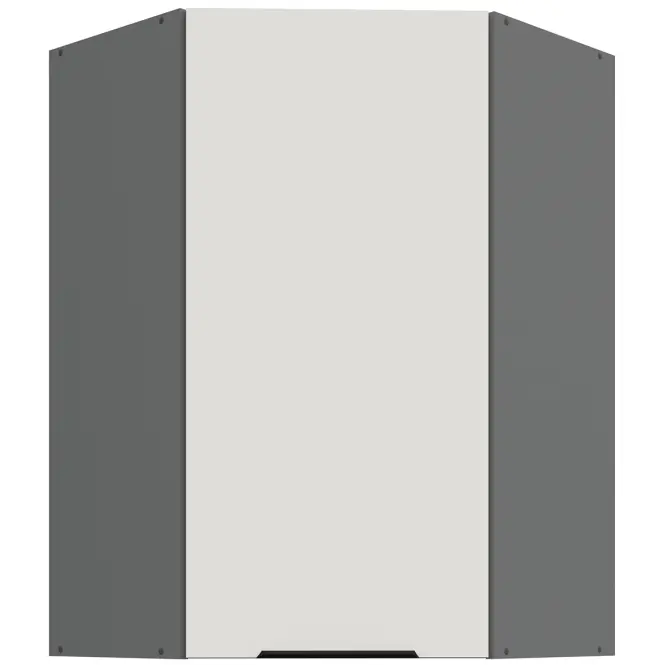 Kuchynská skrinka Aria-WH/ANT anti fingerprint 60X60 GN-90 1F (45°)