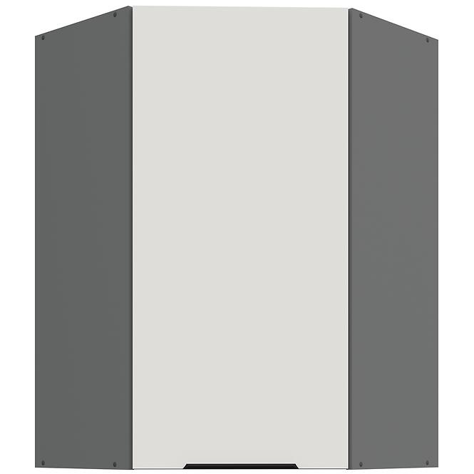 Kuchynská skrinka Aria-WH/ANT anti fingerprint 60X60 GN-90 1F (45°)