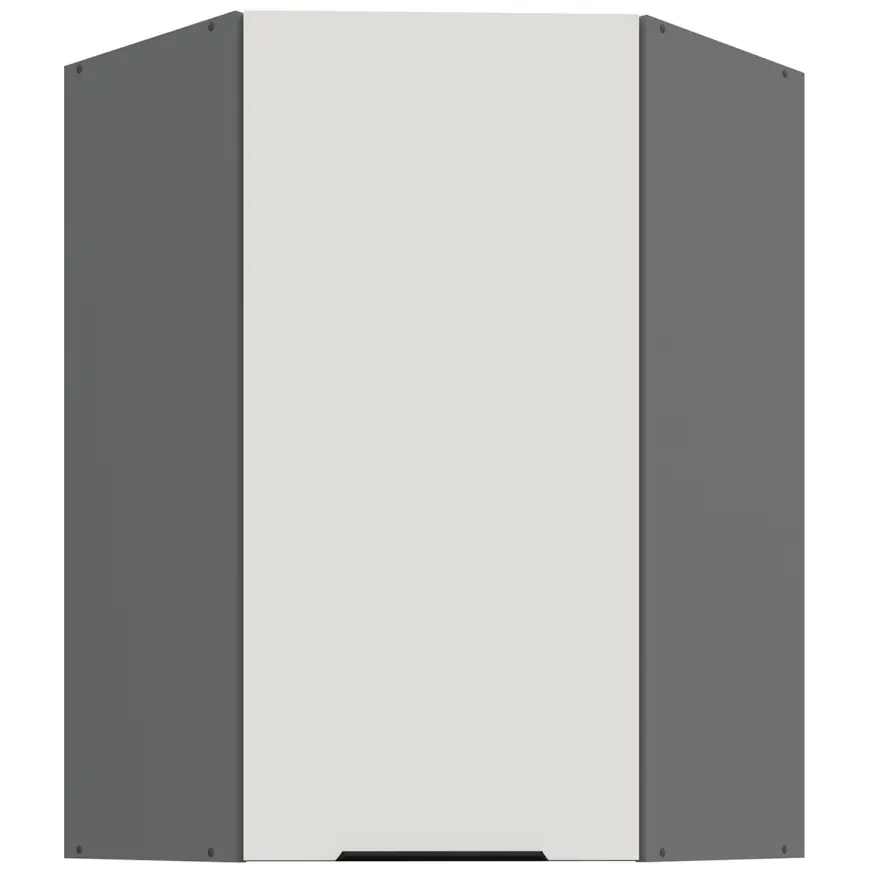 Kuchynská skrinka Aria-WH/ANT anti fingerprint 60X60 GN-90 1F (45°)