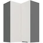 Kuchynská skrinka Aria-WH/ANT anti fingerprint 60X60 GN-90 2F (90°)