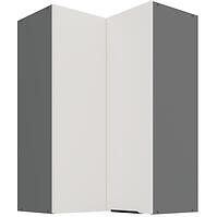 Kuchynská skrinka Aria-WH/ANT anti fingerprint 60X60 GN-90 2F (90°)