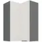 Kuchynská skrinka Aria-WH/ANT anti fingerprint 60X60 GN-90 2F (90°)