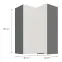 Kuchynská skrinka Aria-WH/ANT anti fingerprint 60X60 GN-90 2F (90°),3