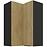 Kuchynská skrinka Cremona BL 60X60 GN-90 2F (90°)