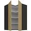 Kuchynská skrinka Cremona BL 60X60 GN-90 2F (90°),2