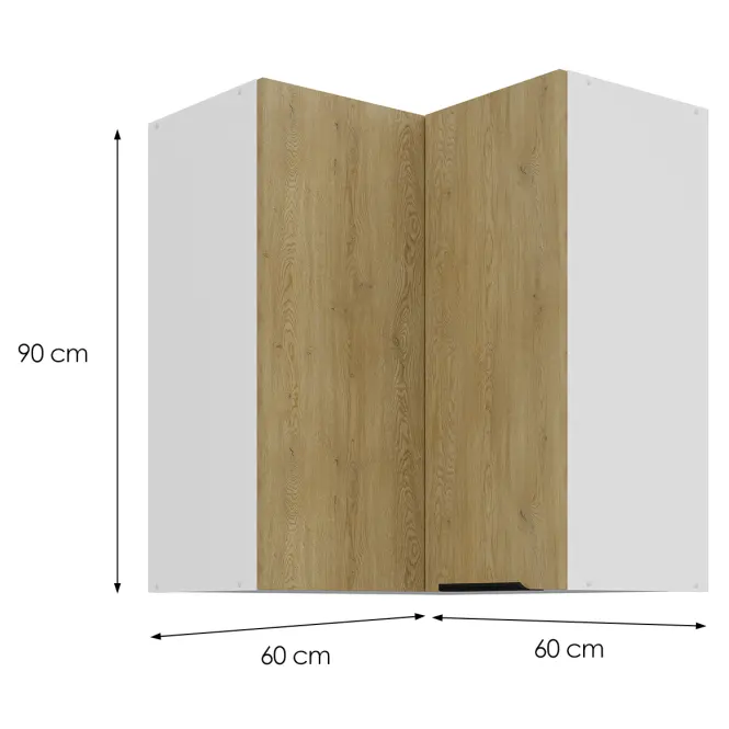 Kuchynská skrinka Cremona WH 60X60 GN-90 2F (90°)