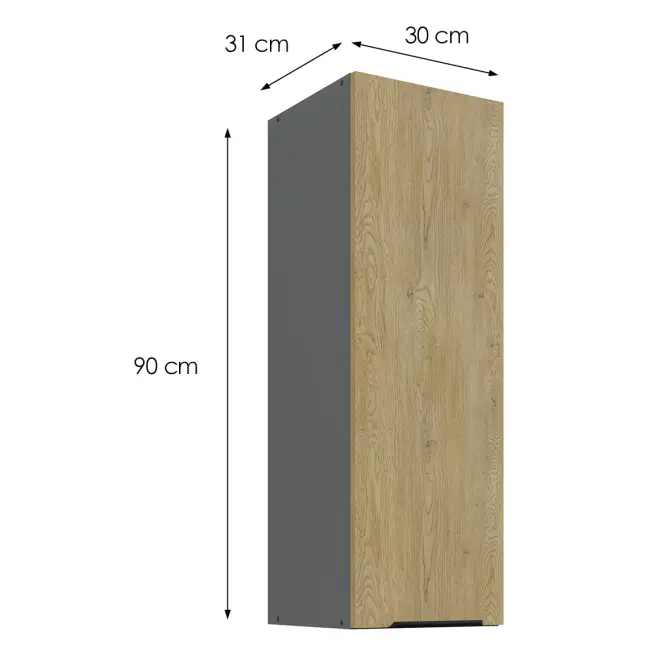 Kuchynská skrinka Cremona ANT 30G-90 1F