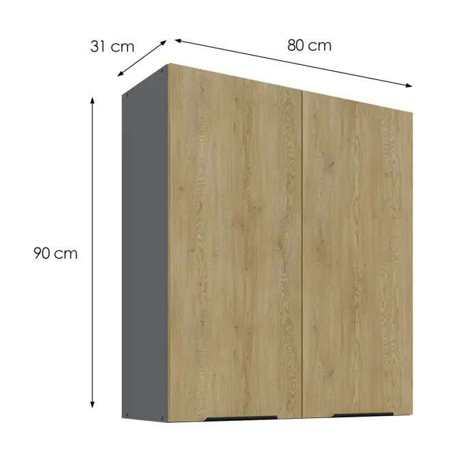 Kuchynská skrinka Cremona ANT 80G-90 2F