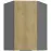 Kuchynská skrinka Cremona ANT 60X60 GN-90 1F (45°)