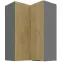 Kuchynská skrinka Cremona ANT 60X60 GN-90 2F (90°)