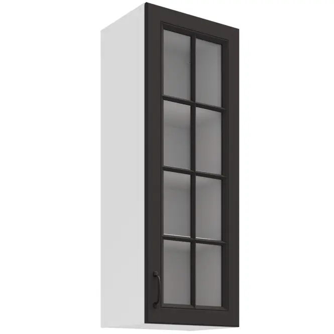 Kuchynská skrinka Stilo grafit mat/biela 40GS-108 1F