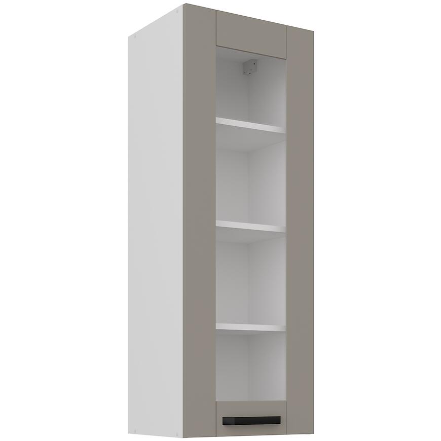 Kuchynská skrinka Luna claygrey/biela 40GS-108 1F