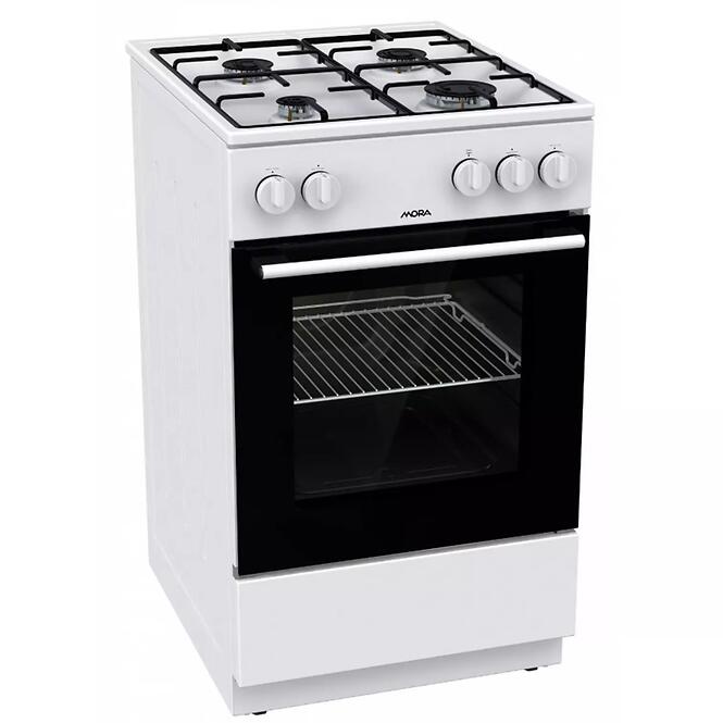 Plynový sporák Mora biely P 2240 AW