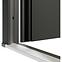 Dvere vchodové Asteria 90 L tmavý antracit čierna inox/grafitové,3