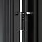 Dvere vchodové Asteria 90 L tmavý antracit čierna inox/grafitové,5