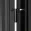 Dvere vchodové Asteria 90 P tmavý antracit čierna inox/grafitové,8