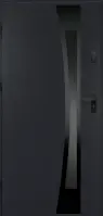 Dvere vchodové Asteria 90 L antracit čierna inox/grafitové
