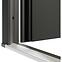 Dvere vchodové Asteria 90 L antracit čierna inox/grafitové,3