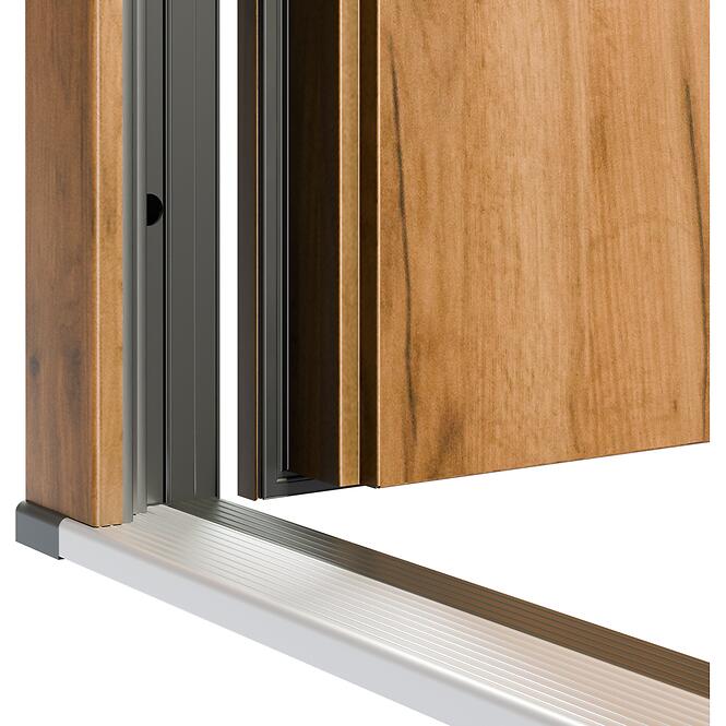 Dvere vchodové Asteria 90 L dub sonoma čierna inox/grafitové,3