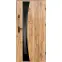 Dvere vchodové Asteria 90 P dub sonoma čierna inox/grafitové