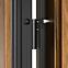 Dvere vchodové Asteria 90 P dub sonoma čierna inox/grafitové,5