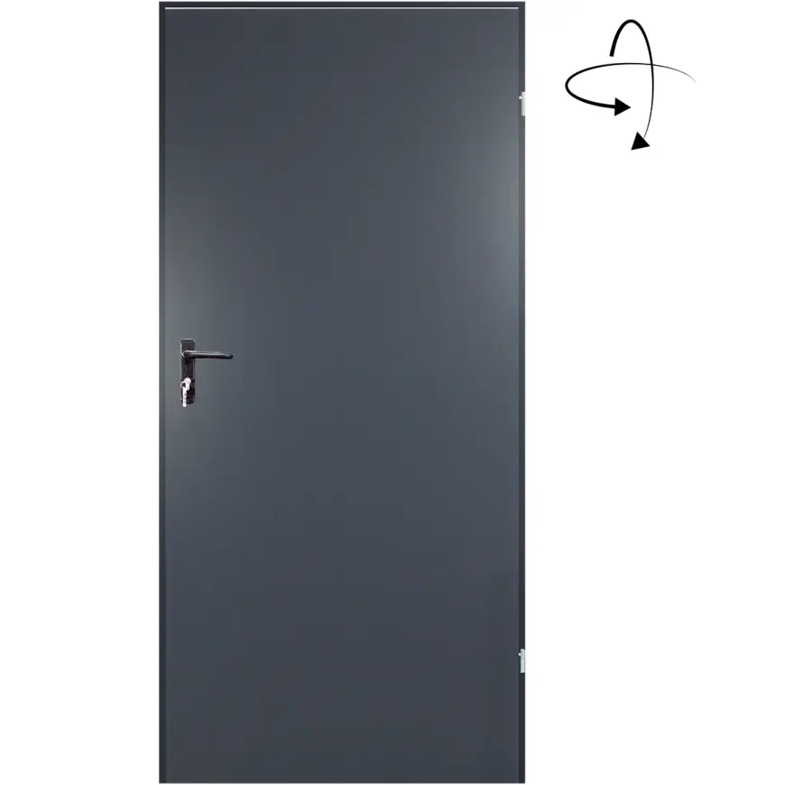 Technické dvere T43 70 antracit