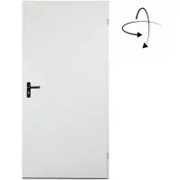 Technické dvere T43 90 biela