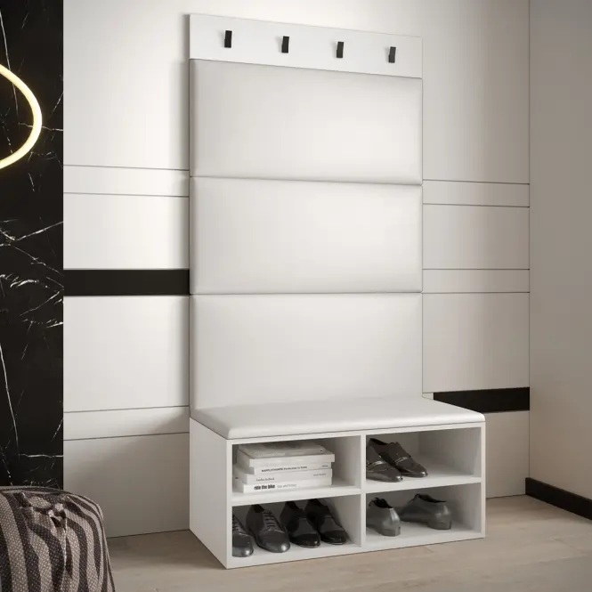 Predsieňový nábytok Miro biela panel biela eco,3