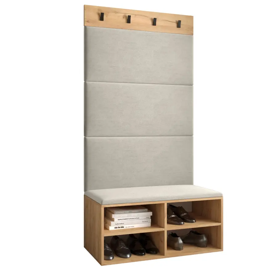 Predsieňový nábytok Miro dub craft panel béžová