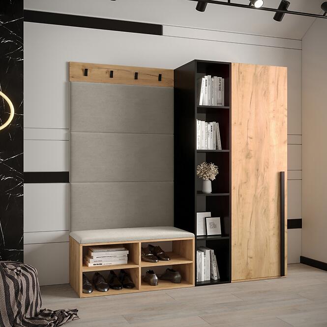 Predsieňový nábytok Miro dub craft panel béžová