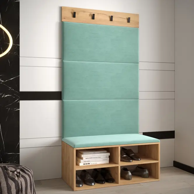 Predsieňový nábytok Miro dub craft panel mätový