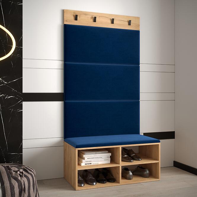 Predsieňový nábytok Miro dub craft panel modrá