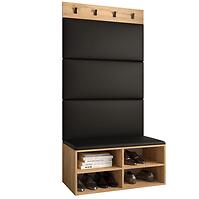 Predsieňový nábytok Miro dub craft panel čierna eco