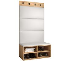 Predsieňový nábytok Miro dub craft panel biela