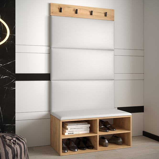 Predsieňový nábytok Miro dub craft panel biela